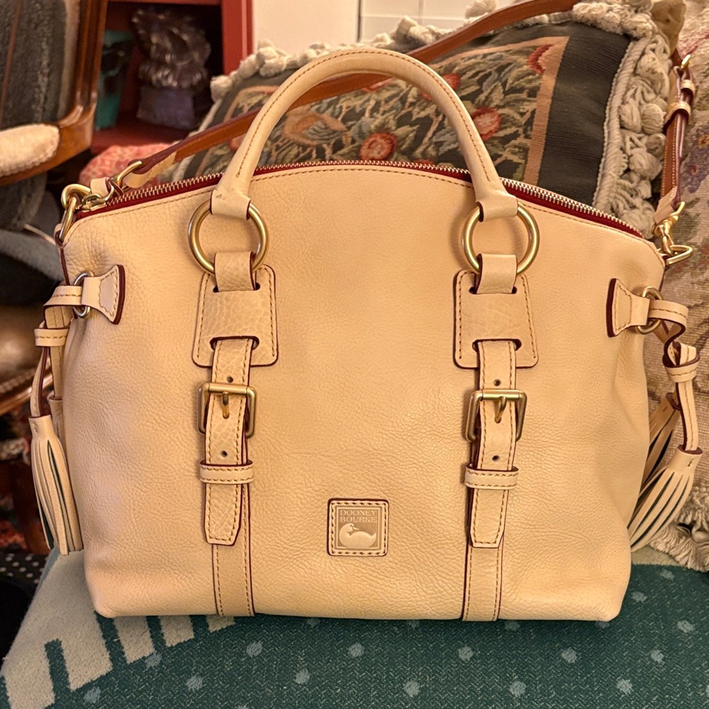 Dooney & Bourke Tan Leather Satchel